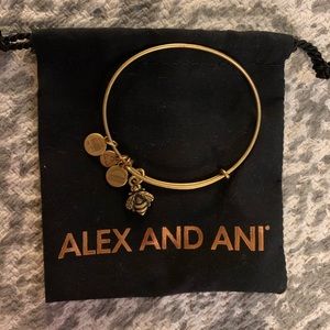 Alex and Ani Gold Bee Bracelet